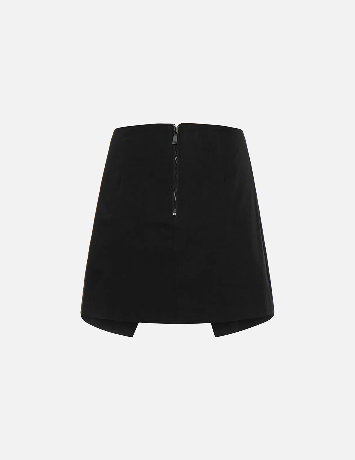 A-Line Wrap Mini Skirt