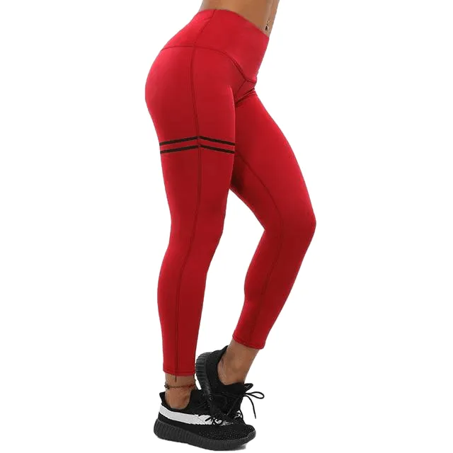 Activewear High Waist Fitness Leggings Women Pants