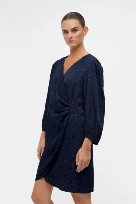 Aria Wrap Dress - Sky Captain