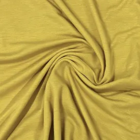 Banana Merino Wool/Spandex Jersey Fabric