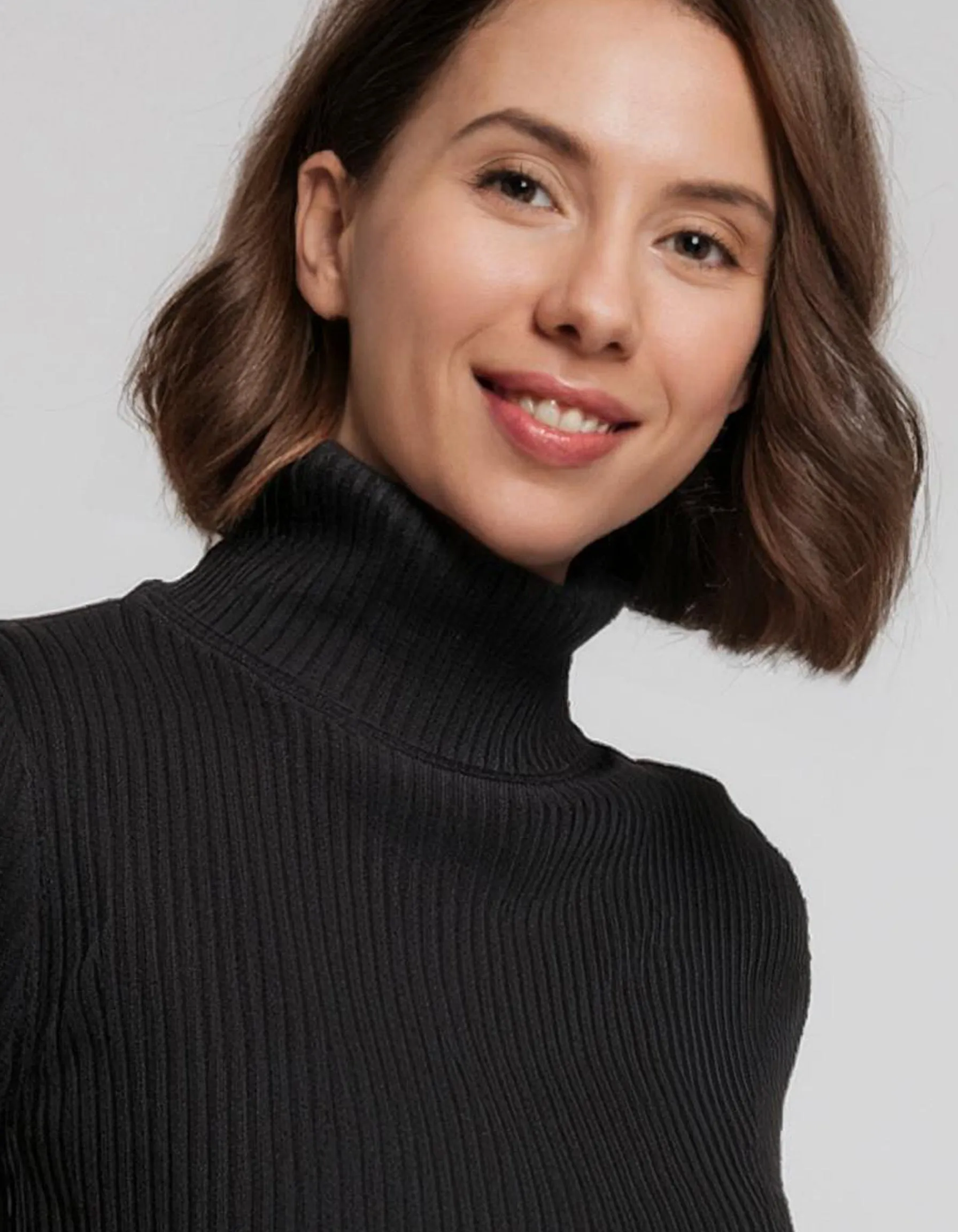 Black Classic Turtleneck Sweater