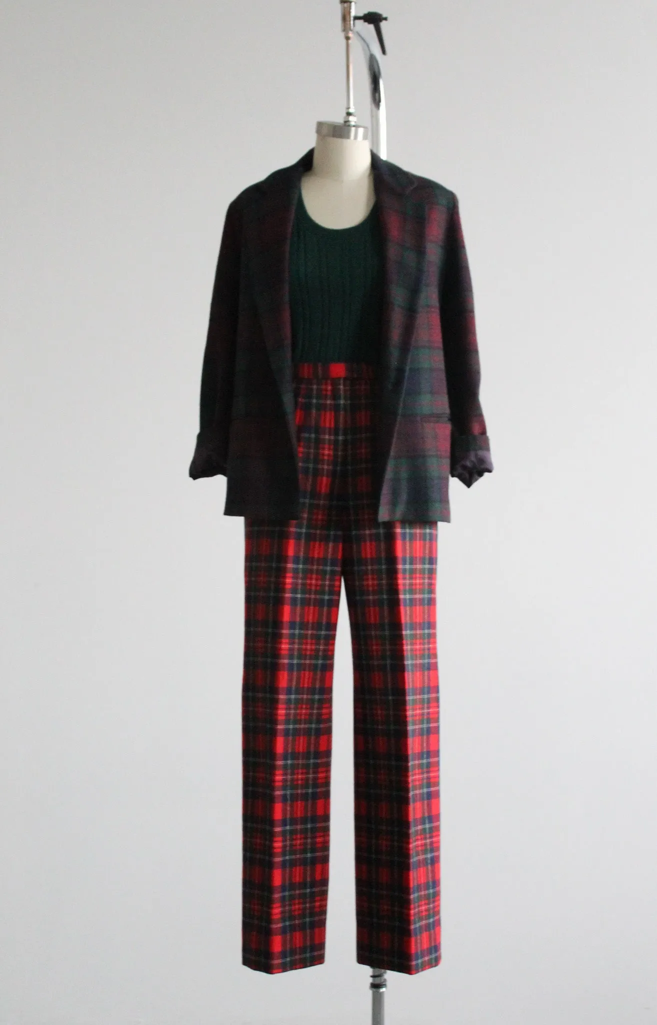 bookends plaid blazer