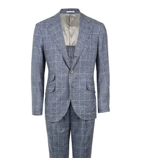 BRUNELLO CUCINELLI Check Pattern Suit