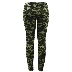 Chic Camo Army Green Skinny Jeans