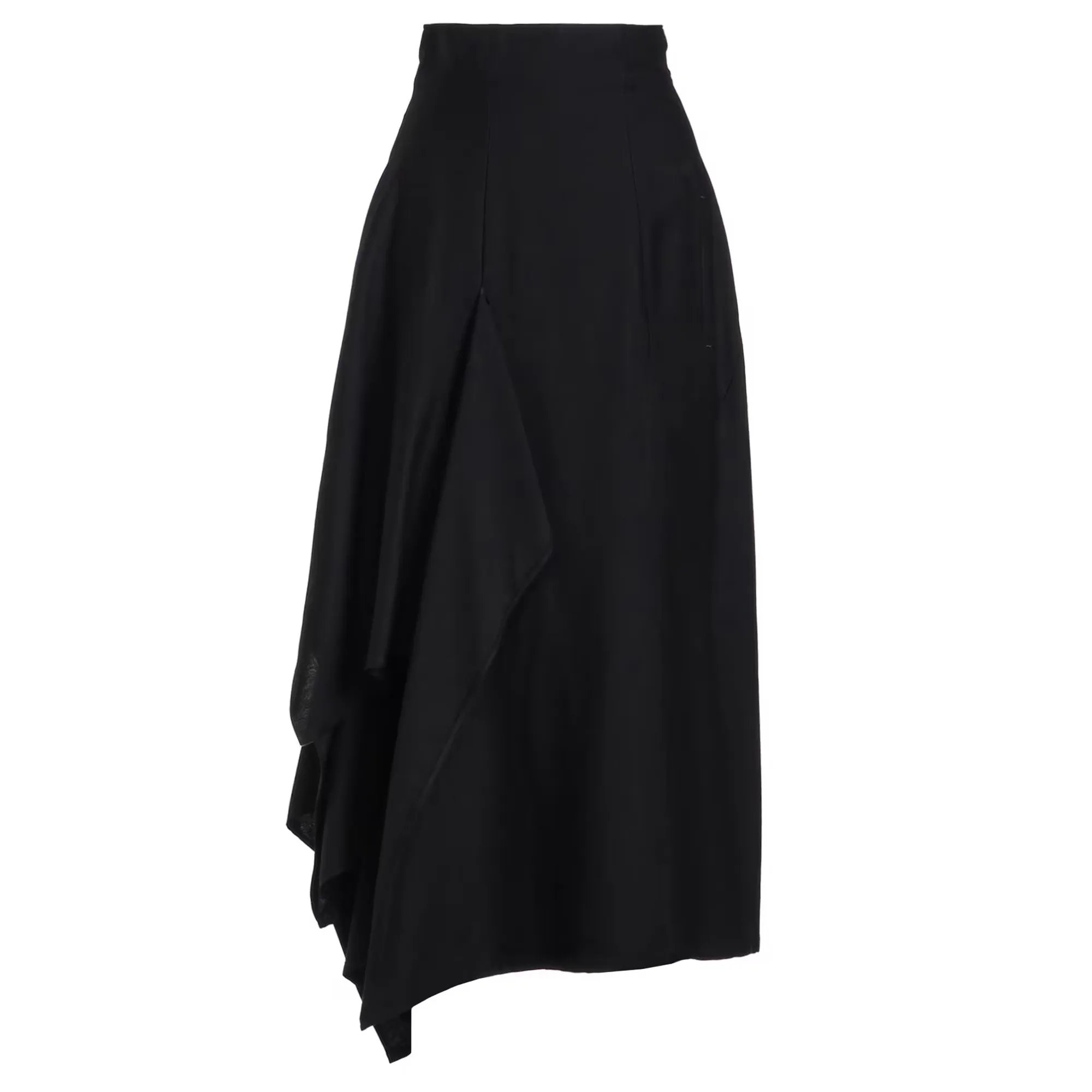 Draped High-Waist Skirt