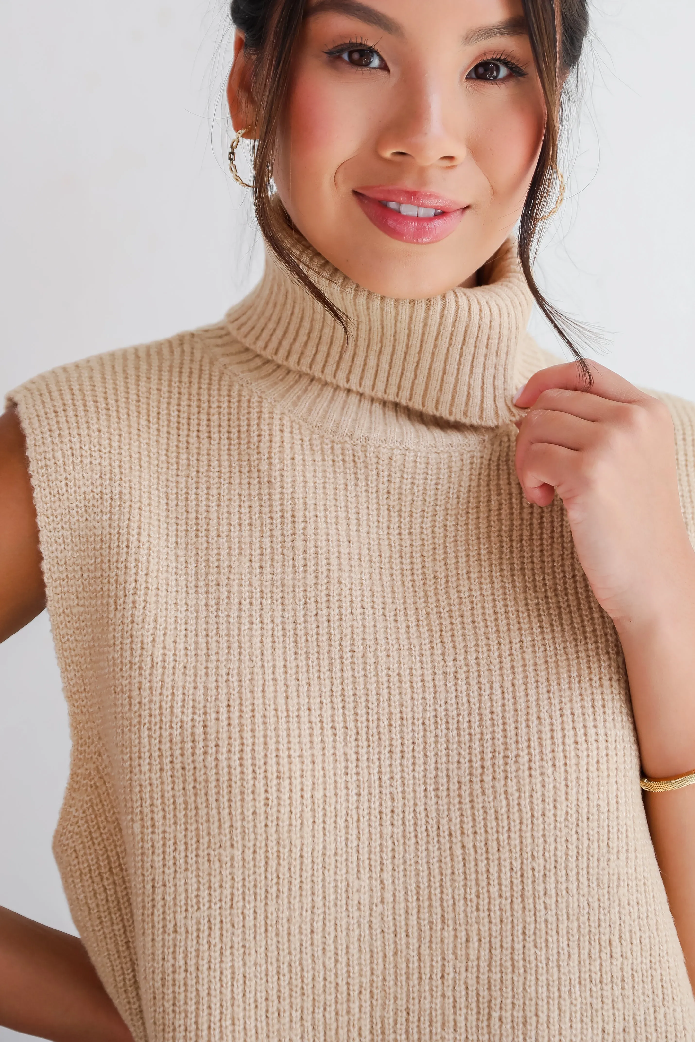 FINAL SALE - Sophisticated Ways Turtleneck Sweater Top