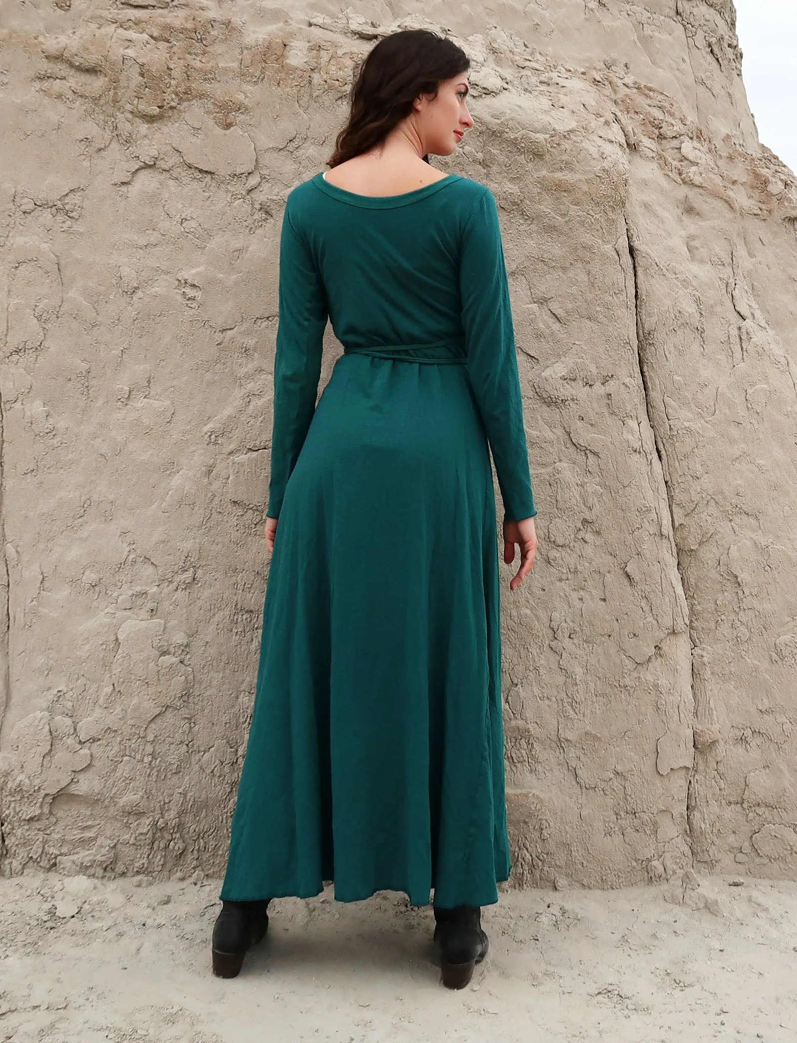 Flip Wrap Simplicity Long Dress