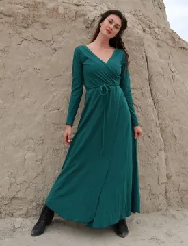 Flip Wrap Simplicity Long Dress