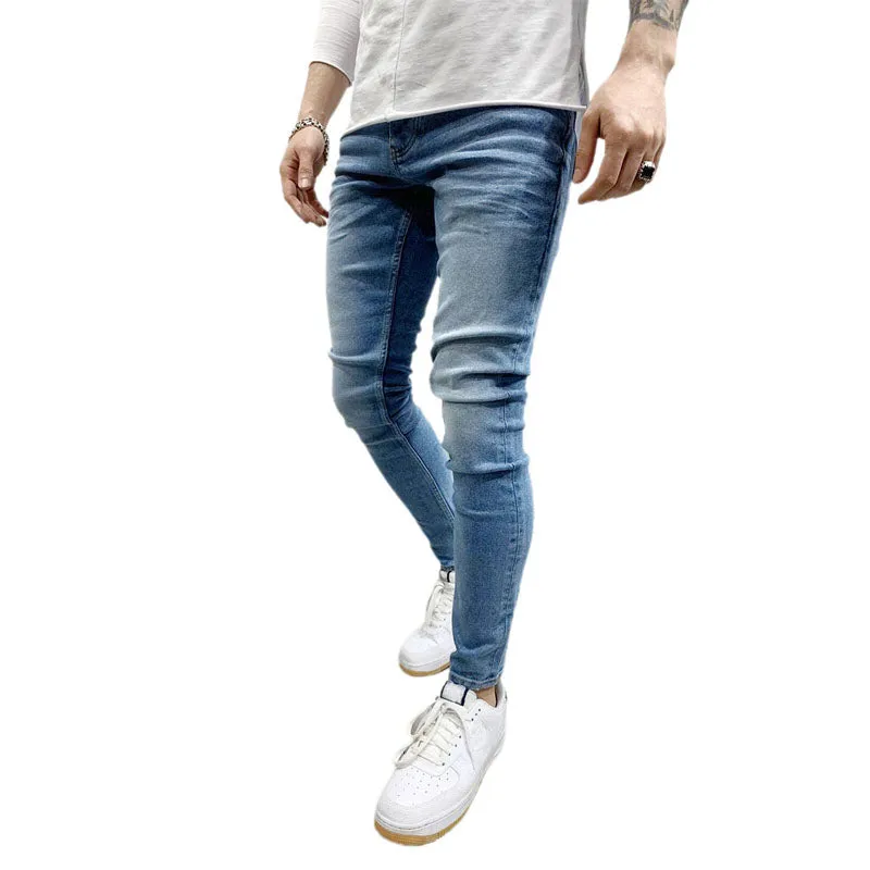 Funki Buys | Pants | Men's Skinny Slim Fit Cargo Pencil Jeans