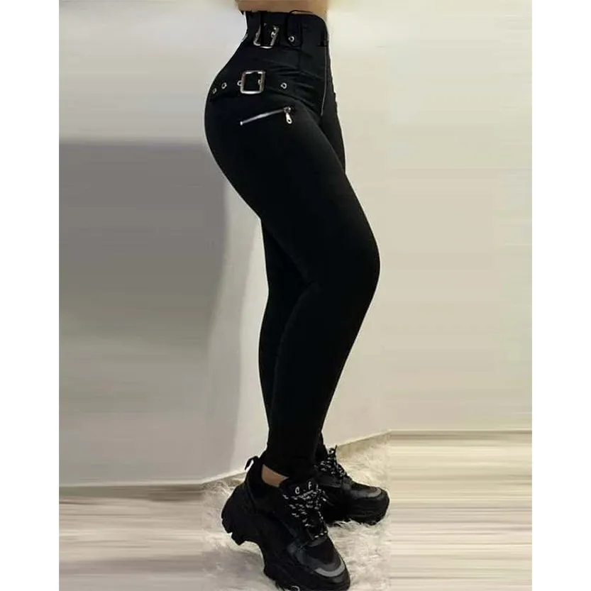 Funki Buys | Pants | Women's High Waist Skinny Pencil Pants