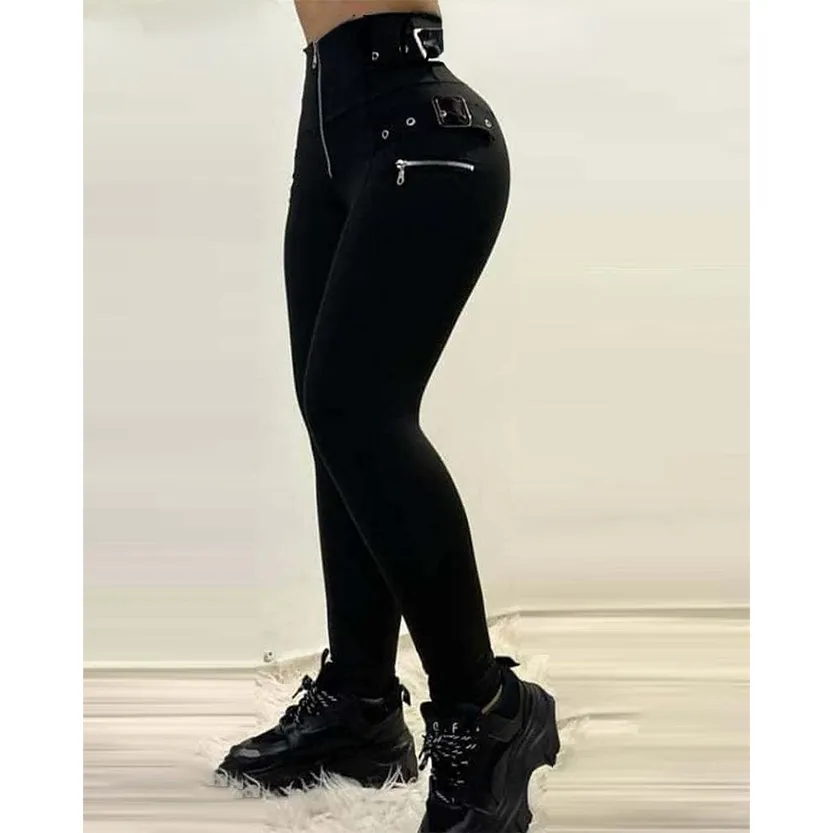 Funki Buys | Pants | Women's High Waist Skinny Pencil Pants