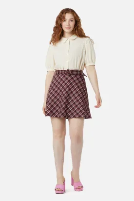 Gina Check A Line Skirt