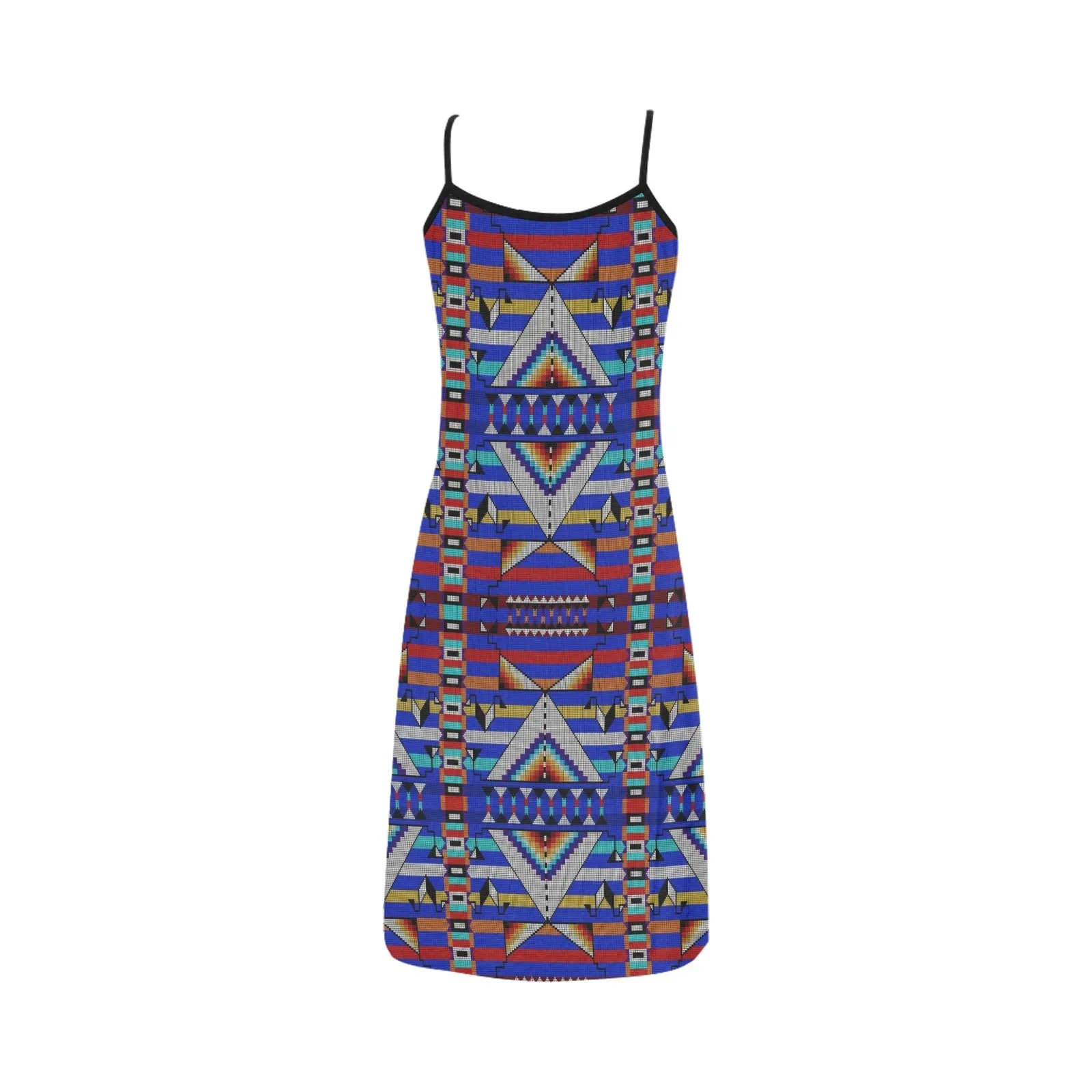 Medicine Blessing Blue Alcestis Slip Dress (Model D05)