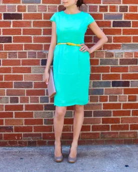 Melanie Cocktail Sheath Dress with Pockets