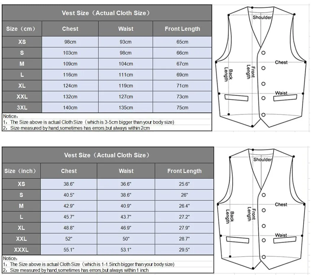 Men's Business Suit Vest V Neck Plaid Dress Vest