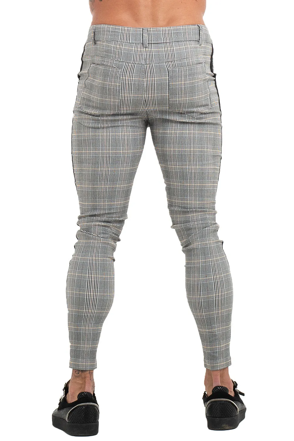 Men's Light Grey Skinny Pant