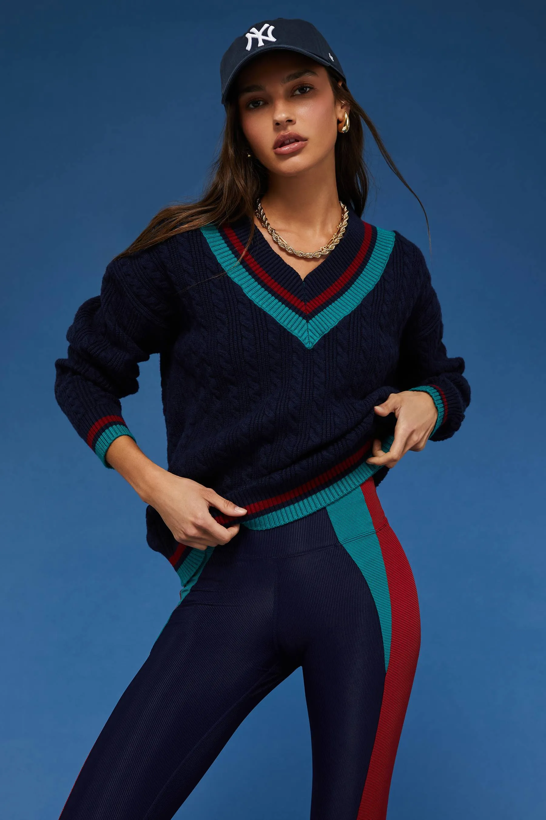 Montana Sweater Ultramarine Colorblock