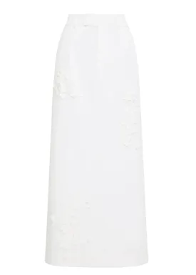 Mos The Label Athena Maxi Skirt- White