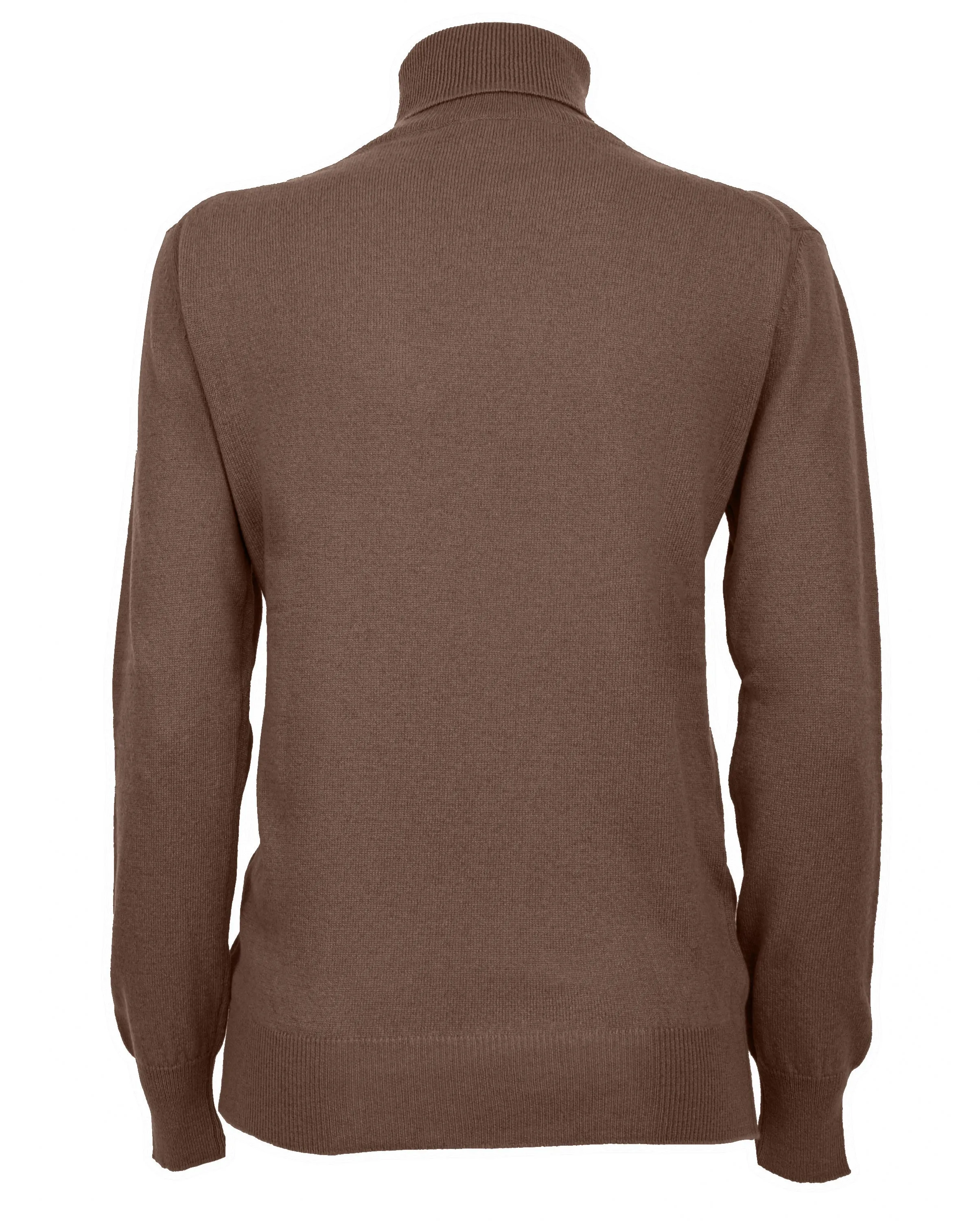 NEW FALL 24 - Women's Pure Cashmere Turtleneck Sweater Brown