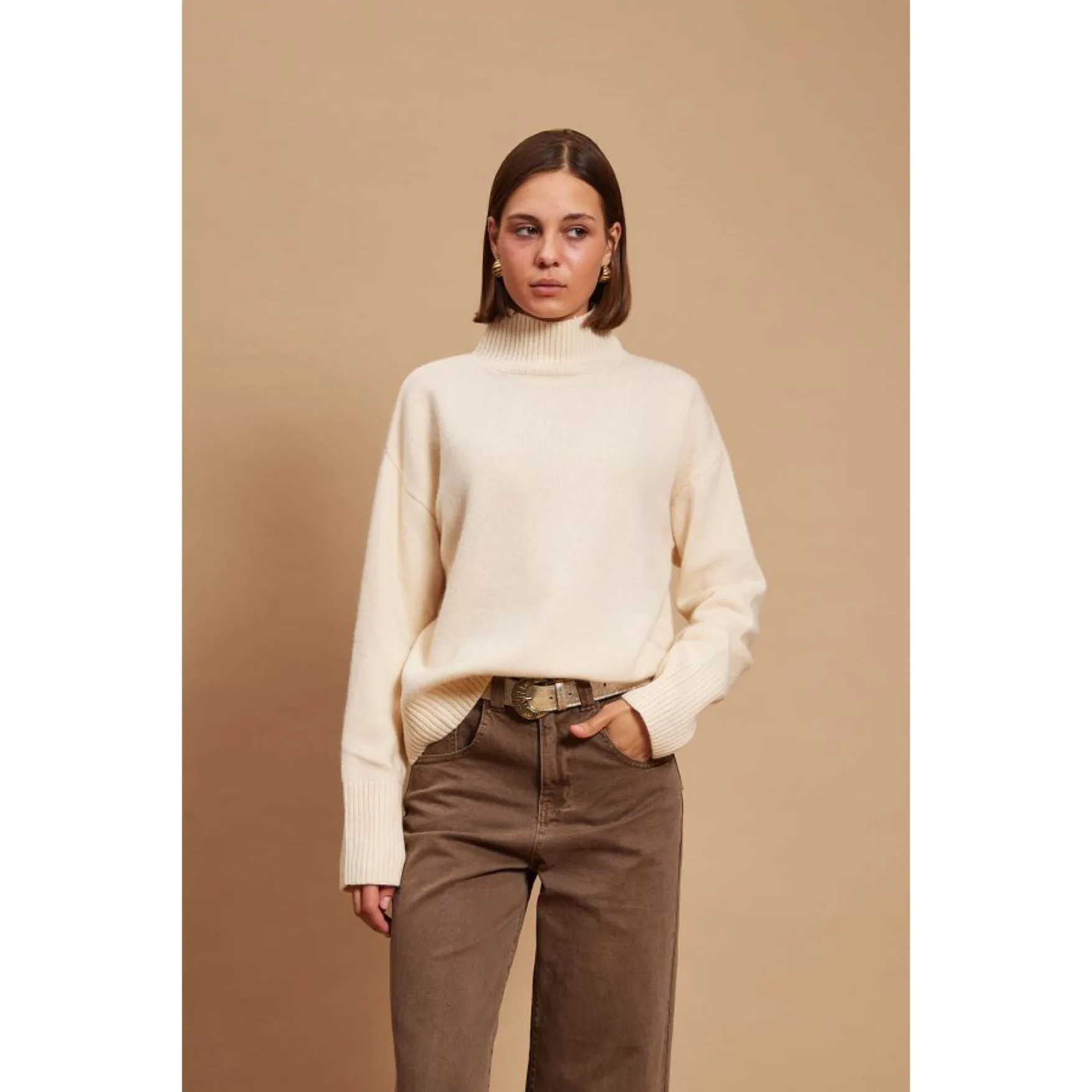 On Trend Lennon Turtleneck Jumper