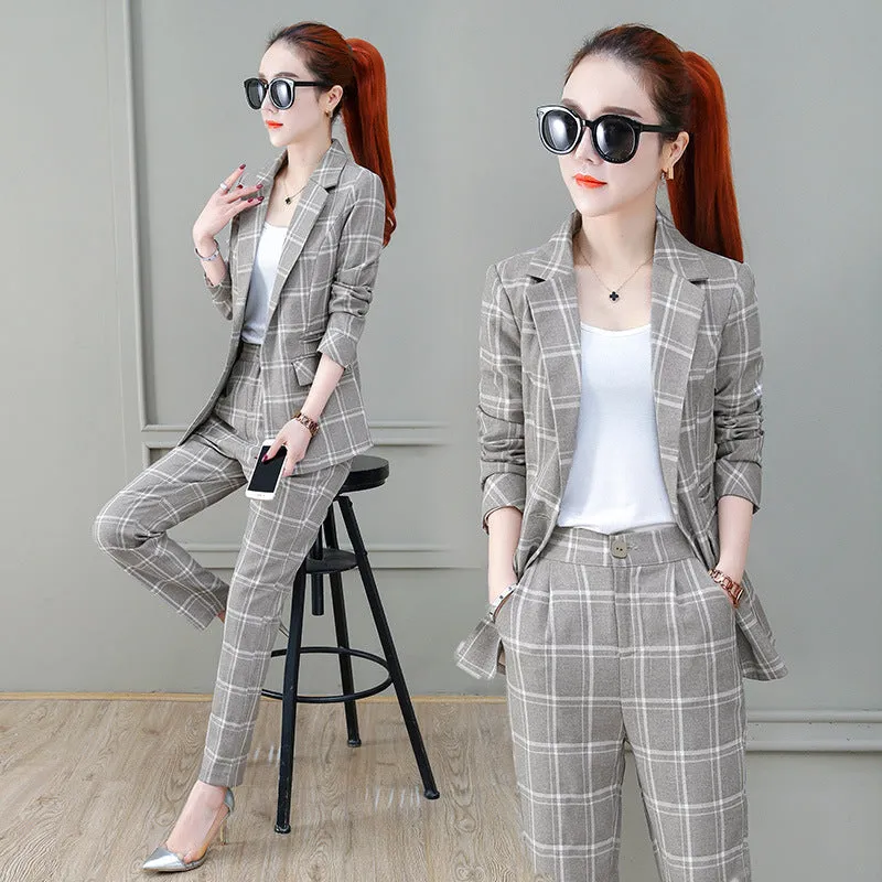 Plaid suit