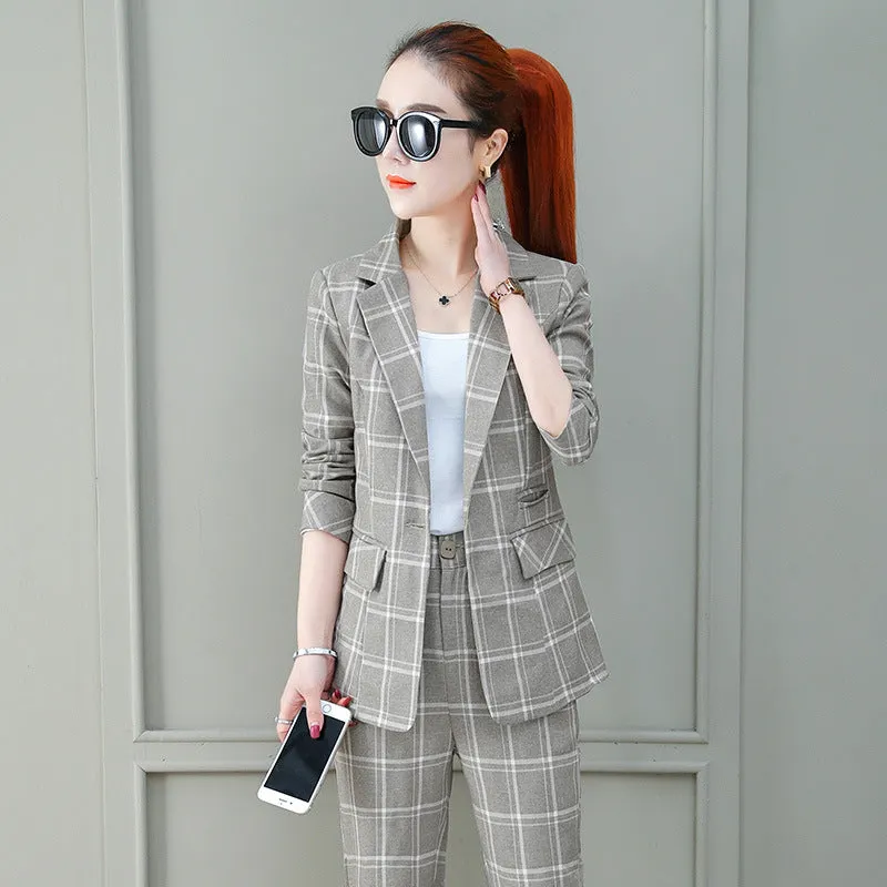 Plaid suit