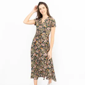 Seasalt Chapelle Midi Dress Fruit Garden Maritime Chalk