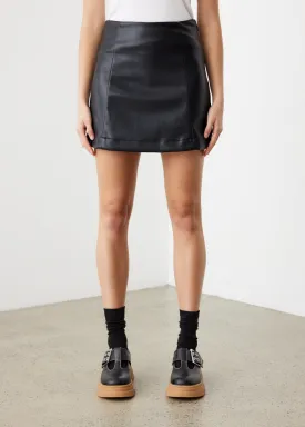 Stevie Vegan Leather Mini Skirt