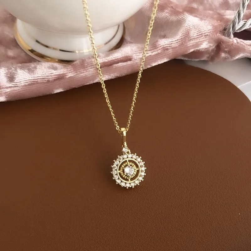 Sunflower Necklace for Women Chain Necklace Fashion Jewelry