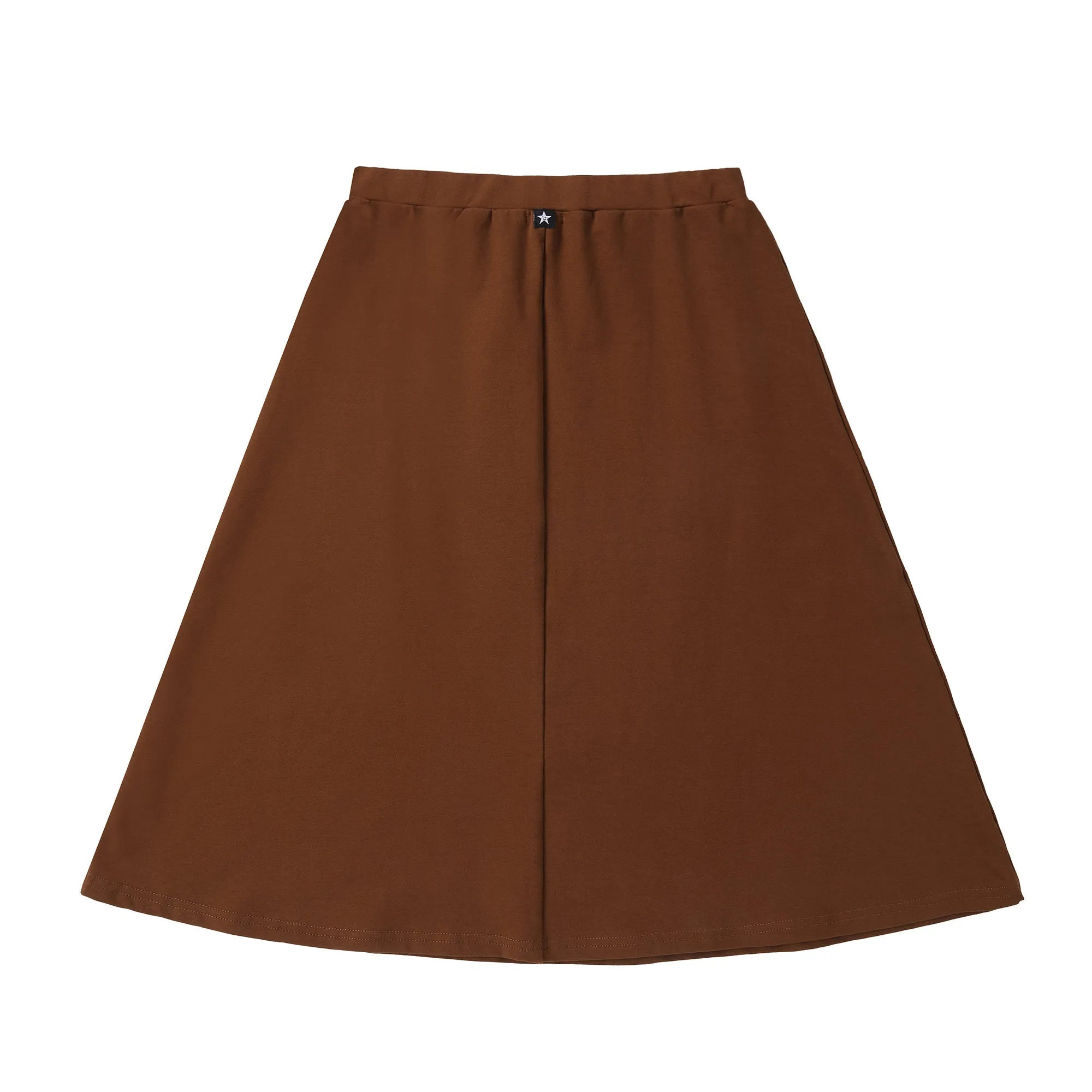 Teens Brown A-line Skirt