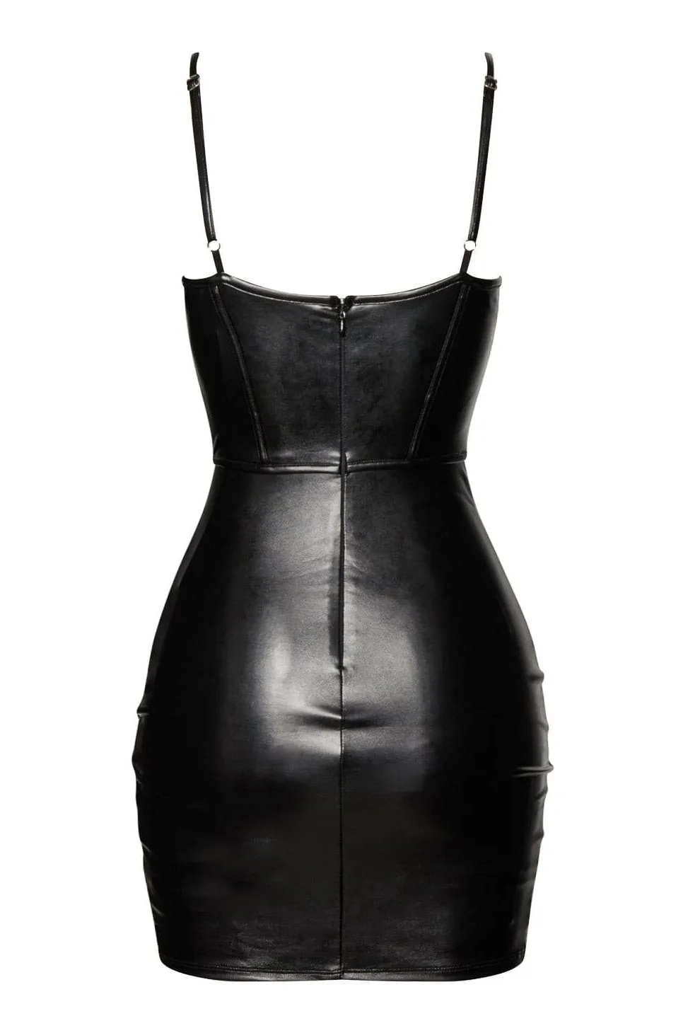 Vice Corset Mini Trendy Dress - Black