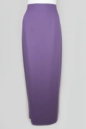 Violet High Waist Slim Maxi Skirt