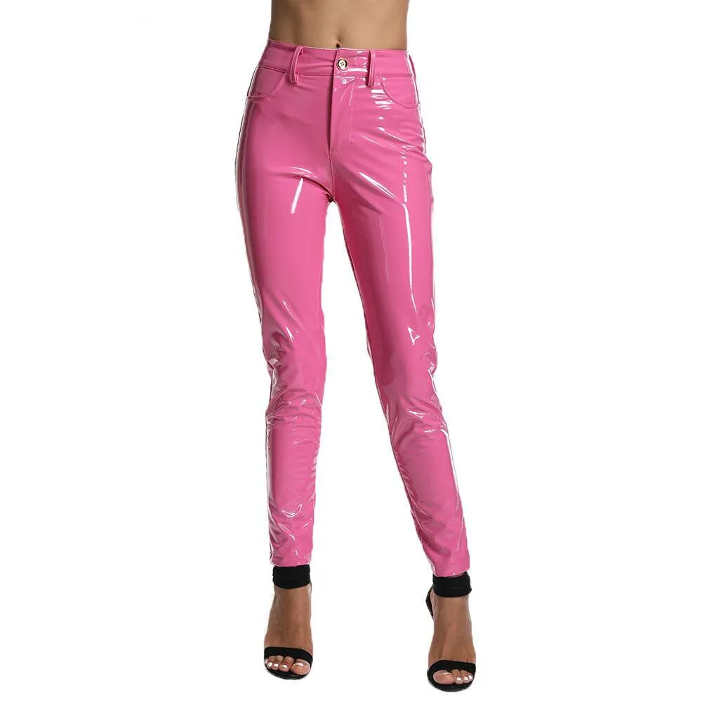 Women's PU Leather Pants Sexy Stretch Women's Pants Bodycon Winter Women Leather Pants Women Trousers Pantalon Female